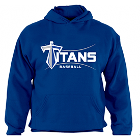 Titans 11U Travel Baseball hoodie