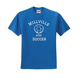 Millville AYSO t-shirt