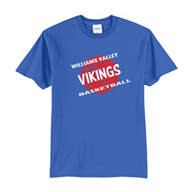 Williams Valley Elementary Basketball t-shirt