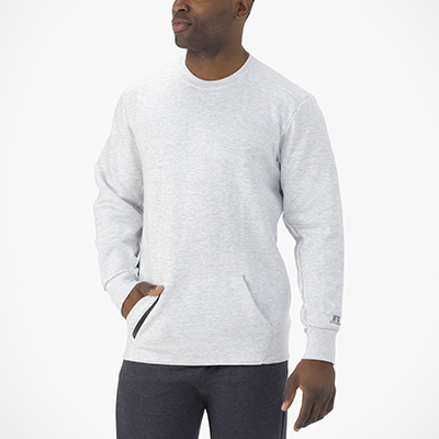 Men's Cotton Rich Fleece Crew Sweatshirt