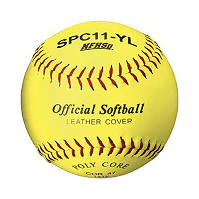 SPC11-YL Leather 11" Softball