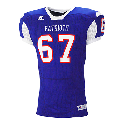 Russell Stock 93 Color Block Game Football Jersey
