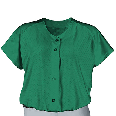 Russell Athletic Stretch Faux Button Front